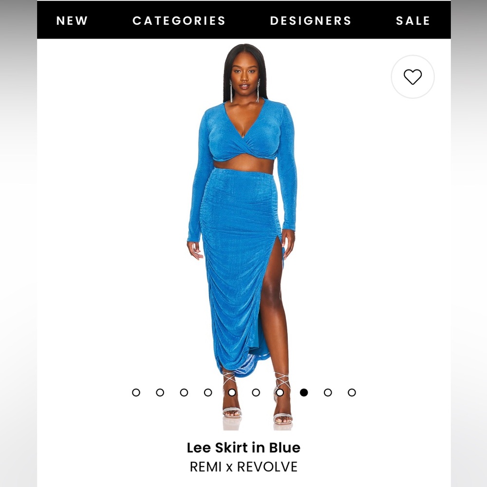 Remi x Revolve - Lee skirt and Niki top set- skirt: L top: M